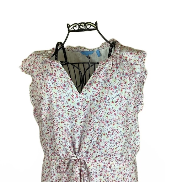 NWOT Draper James Plus Size Size 1 X Pink Flower Print Midi Dress - Picture 4 of 13